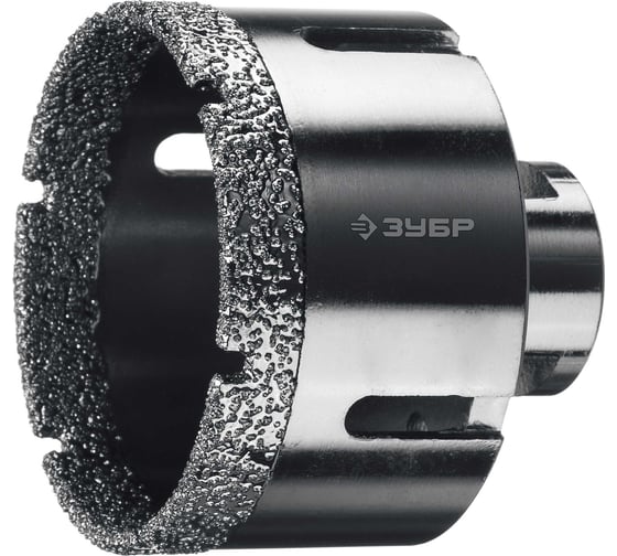 Изображение товара Коронка алмазная вакуумная ЗУБР Профессионал 65 мм, М14, 15 мм кромка 29865-65