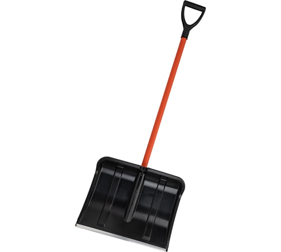 Изображение товара Снеговая лопата Gigant с металлическим черенком в оплетке и V-ручкой, 500 мм, GCI-04