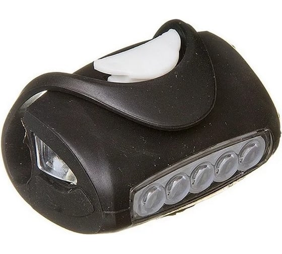 Изображение товара Велосипедный силиконовый фонарь STG 5 диод. BC-RL8010 черный Х95129