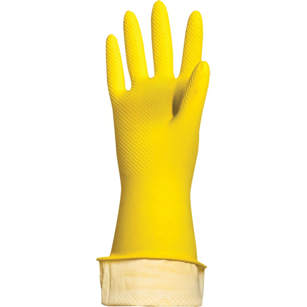 Латексные хозяйственные перчатки ЛЮБАША 18 4 1 перчатки женские раз 7 с подкладом шерсть