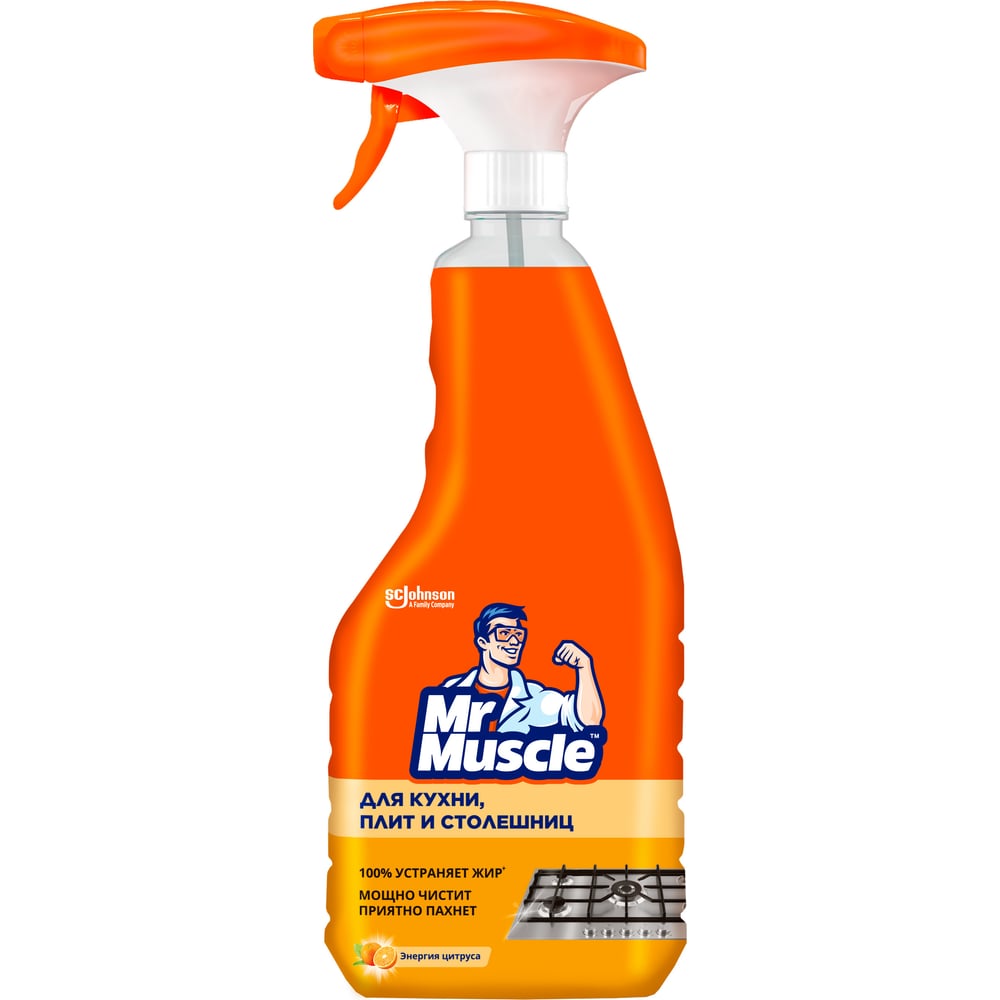 Изображение товара Чистящее средство для кухни Mr Muscle 520 мл Энергия цитруса 865413