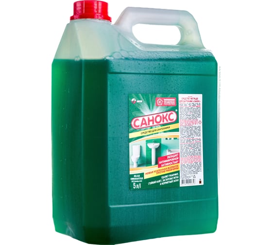 Изображение товара Средство для удаления ржавчины и известкового налета САНОКС 5 л 4303010002 604870