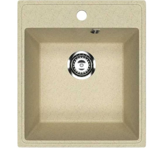 Изображение товара Кухонная мойка Uperwood ECON из искусственного камня UPD-404_002, прямоугольная, бежевая матовая 4910201224