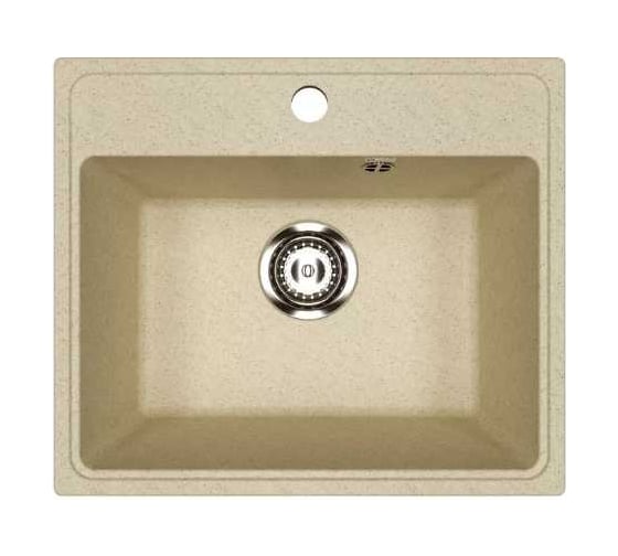 Изображение товара Кухонная мойка Uperwood ECON из искусственного камня UPD-408_002, прямоугольная, бежевая матовая 4910201232