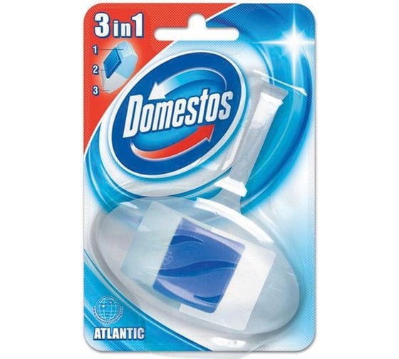 Изображение товара Освежитель DOMESTOS Атлантик WC твердый 40г 8717163006085