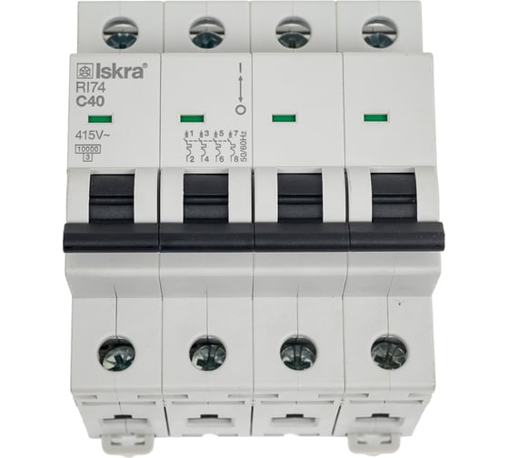 Изображение товара Автомат модульный iskra RI74-C40 УТ-00025813