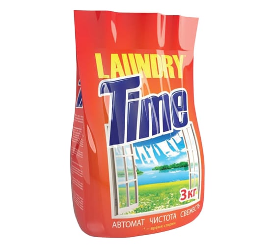 Изображение товара Стиральный порошок-автомат LAUNDRY TIME 3кг 604637