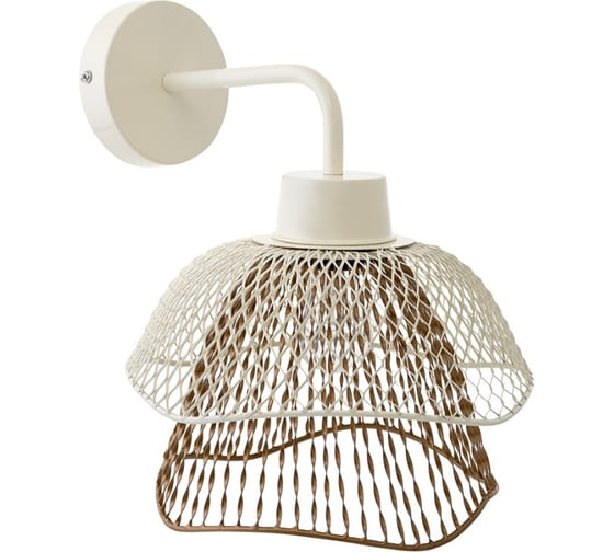 Изображение товара Настенный светильник Bergenson Bjorn Vinger, 25x30x33 см, белый/золотой BB0000165