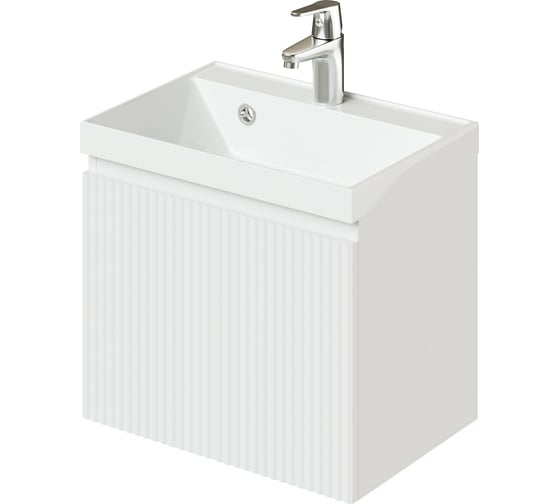 Изображение товара Подвесная тумба с раковиной ИТАНА kate 50 494x344x448 1я Бланж 4657810333079