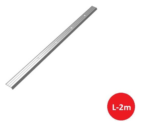 Изображение товара Краевая рейка Татполимер алюминиевая, L-2 м 56366