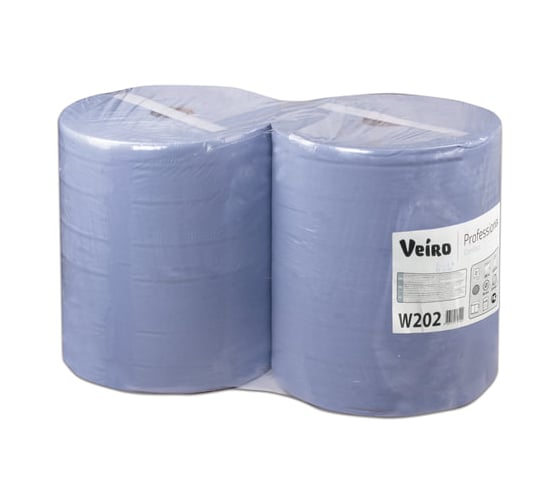 Изображение товара Протирочная бумага VEIRO PROFESSIONAL 2 шт, 1000 листов в рулоне, 33x35 см, 2-слойная Comfort 127104