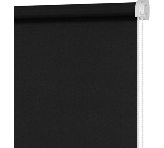 Изображение товара Рулонная штора Decofest Плайн Черный графит 060x160 Мини А0000018662