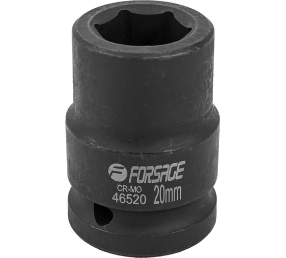 Изображение товара Головка ударная 3/4", 6 - гранная, 20 мм, Forsage F-46520 (5578)