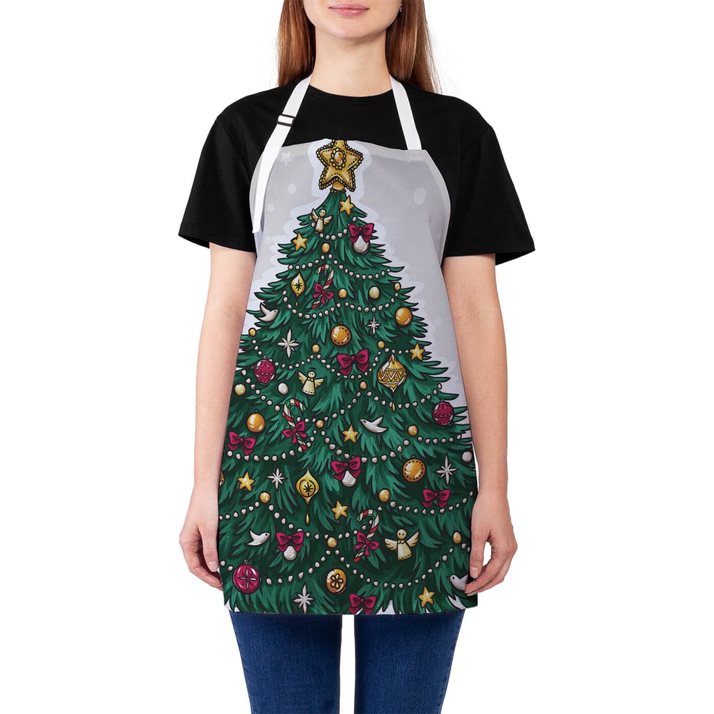 Изображение товара Кухонный фартук JOYARTY Ёлочка универсальный для мужчин и женщин