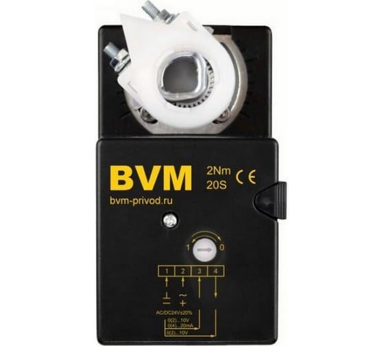 Изображение товара Электропривод для воздушных клапанов BVM TM24-SR-2