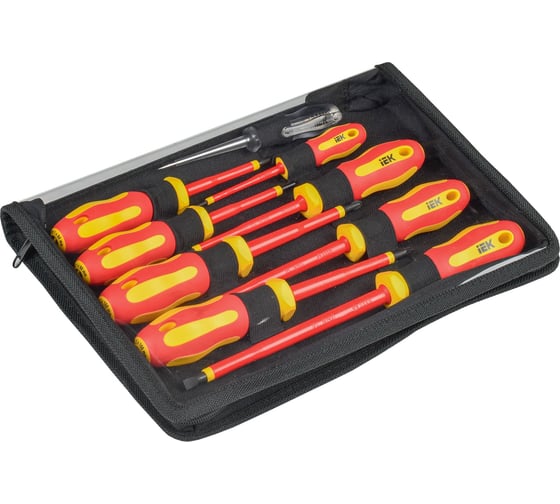 Изображение товара Набор отверток IEK Arma2l 5 диэлектрических т2 9шт A2L5-NS30-T2-09