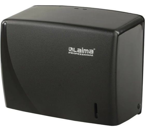 Изображение товара Диспенсер для полотенец ЛАЙМА PROFESSIONAL ORIGINAL, V, черный, ABS-пластик 605762