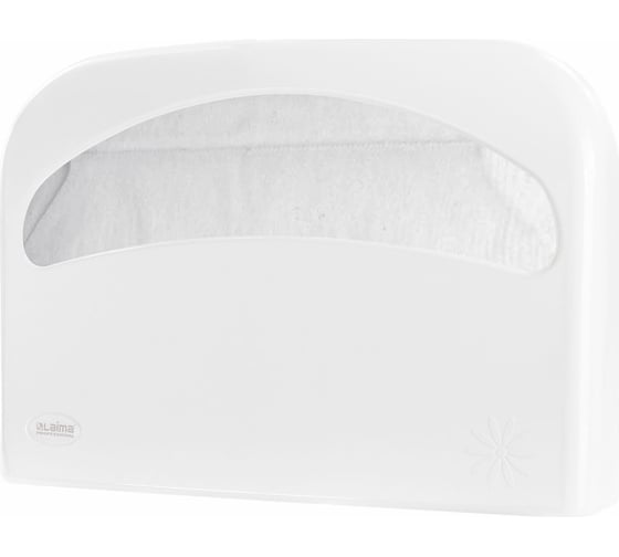 Изображение товара Диспенсер для покрытий на унитаз ЛАЙМА PROFESSIONAL ORIGINAL, 1/2 сложения, белый 605785