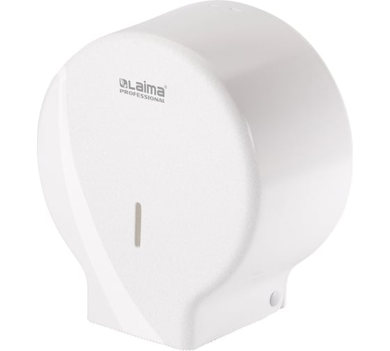 Изображение товара Диспенсер для туалетной бумаги ЛАЙМА  LAIMA PROFESSIONAL ORIGINAL, малый, белый, ABS-пластик, 605766