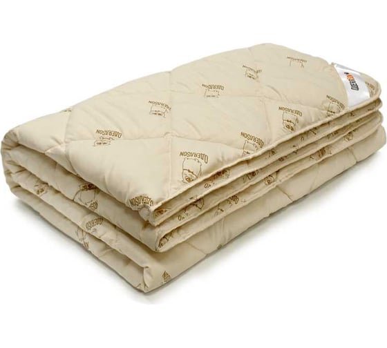 Изображение товара Стеганое одеяло Мягкий сон 205x140 см, "одеялson" серия "кот", бежевый ОСВК-6141т