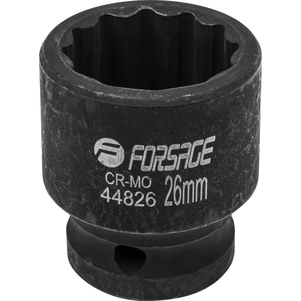 Изображение товара Головка ударная 26 мм, 12 - гранная, 1/2" Forsage F-44826(56128)