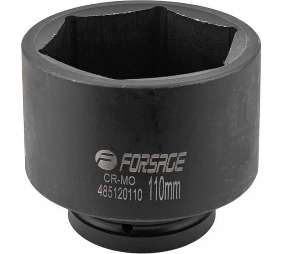 Изображение товара Головка ударная глубокая 1", 110 мм, 6 - гранная Forsage F-485120110(57142)