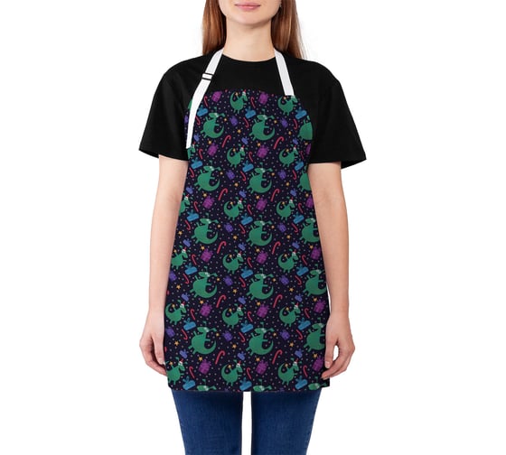 Изображение товара Кухонный фартук JOYARTY Дракон с подарком, универсальный размер для женщин и мужчин ap_427879