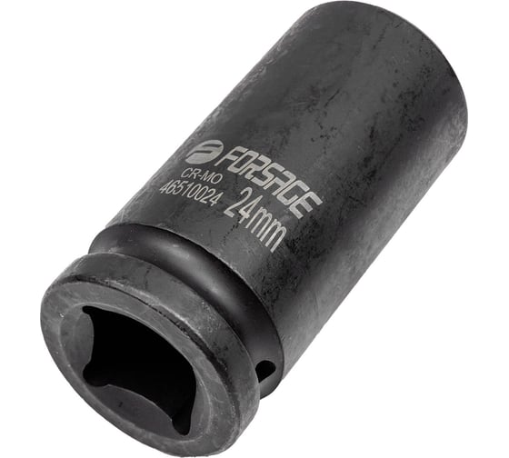 Изображение товара Головка ударная глубокая 24 мм, 3/4", 6 - гранная, Forsage F-46510024(6948)