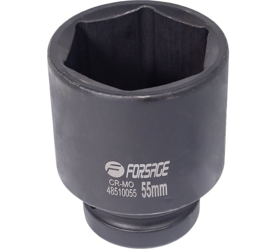 Изображение товара Головка ударная глубокая 55 мм, 6 - гранная, 1" Forsage F-48510055(6388)