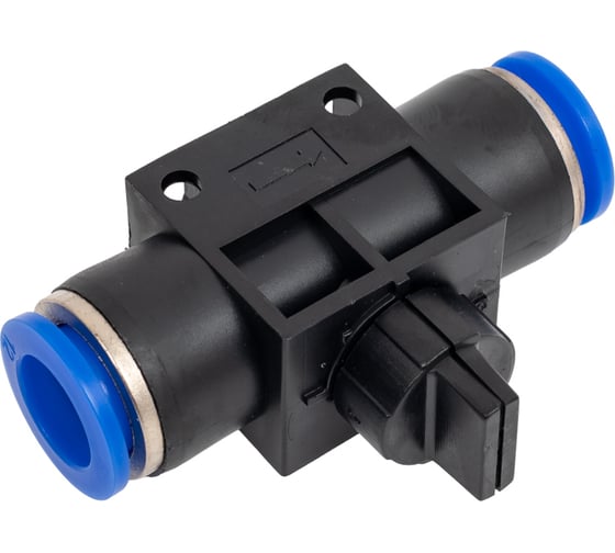 Изображение товара Фитинг Partner для пластиковых трубок с краном 12x12мм SHVFF12-12(7033) PA-SHVFF12-12(7033)