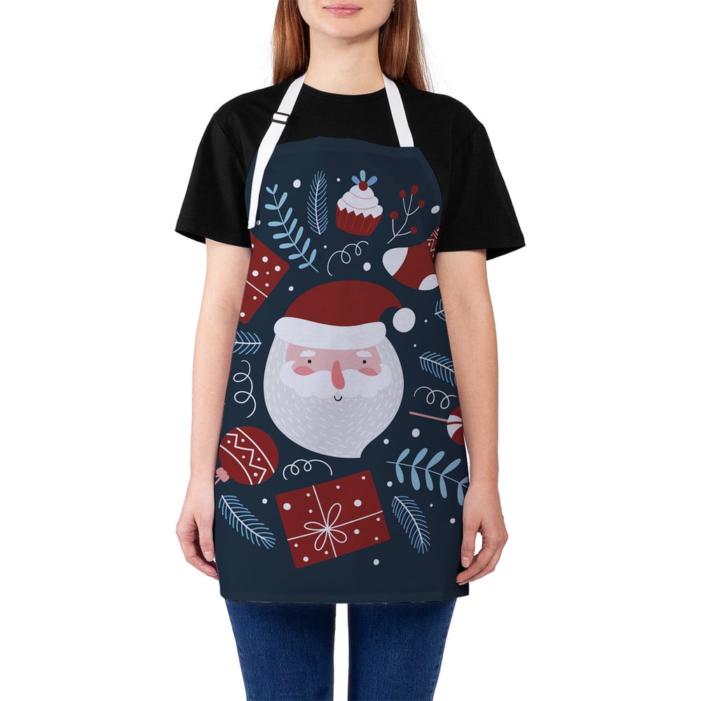 Изображение товара Кухонный фартук JOYARTY Счастливый Дед Мороз универсальный