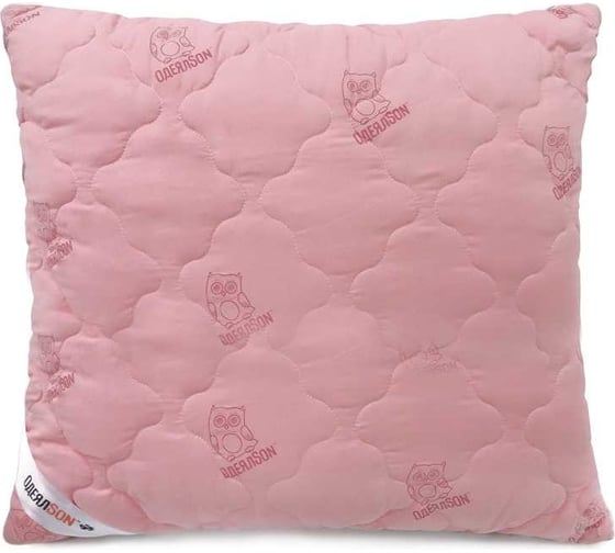 Изображение товара Стеганая подушка Мягкий сон 70x70, "одеялson" серия "сова", розовый ПСС-61426у