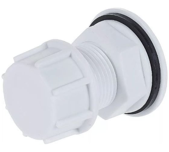 Изображение товара Отвод (врезка) для резервуаров с заглушкой, пластик 3/4" (5шт) VIVALDO ШГ444444