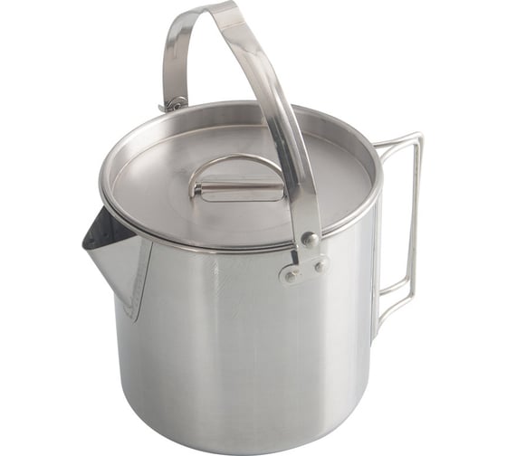 Изображение товара Походный чайник Ecos camp-s15 из нержавеющей стали, объём 1200 мл 106944