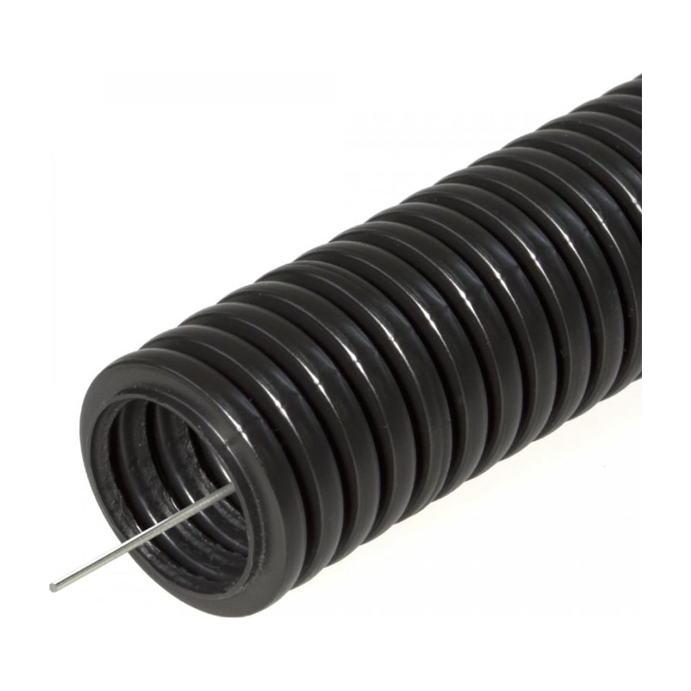 Изображение товара Гофрированная гофрированная труба Строитель ПНД безгалогенная 20 мм 25 м