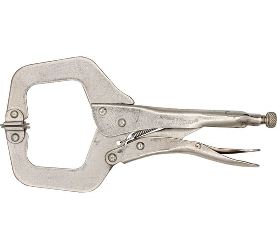 Изображение товара Ручной зажим с фиксатором РемоКолор увеличенный захват, подвижные губки, 270 мм, раскрытие губок до 80 мм 34-3-270