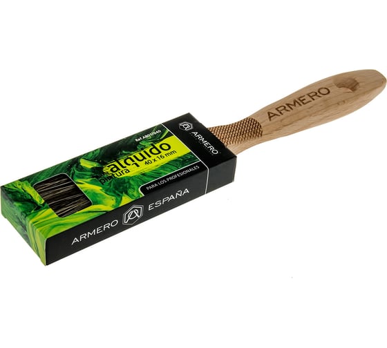 Изображение товара Малярная кисть для красок и лаков на алкидной основе Armero a801/040 40x16 мм AM81-040