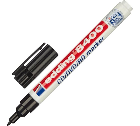 Изображение товара Маркер для CD EDDING e-84001 черный, 0,5-1 мм 49962