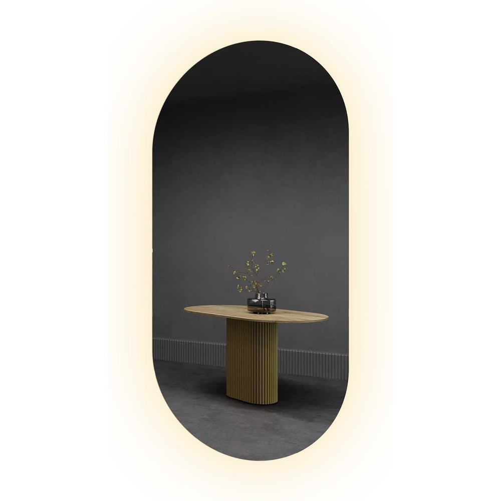 Изображение товара Овальное зеркало GENGLASS 196x96 см с нейтральной подсветкой NOLVIS NF LED XL