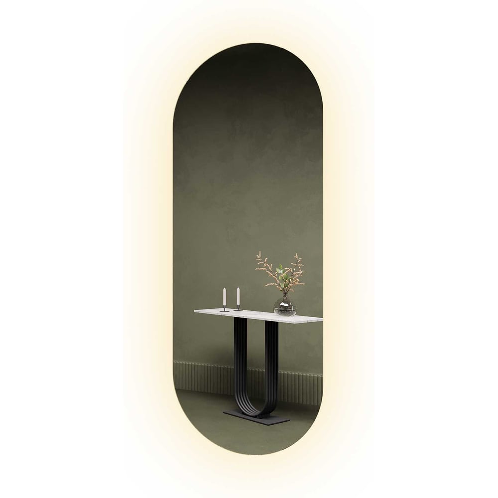 Изображение товара Безрамное овальное зеркало GENGLASS NOLVIS NF LED M с подсветкой