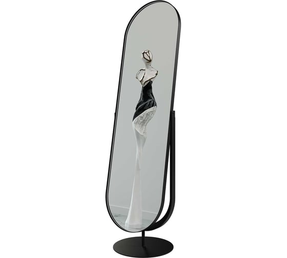 Изображение товара Напольное зеркало в раме GENGLASS OZEVIS Black GGM-20-2