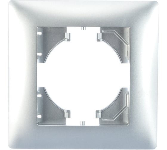 Изображение товара Рамка GUSI ELECTRIC Bravo 1-местная, цвет серебро С1010-004