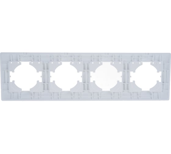 Изображение товара Рамка GUSI ELECTRIC Bravo 4-местная, цвет белый С1040-001