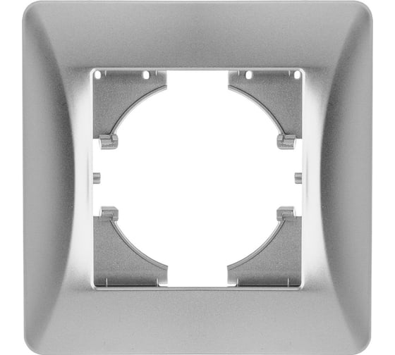 Изображение товара Рамка GUSI ELECTRIC Ugra 1-местная, цвет серебро С1110-004