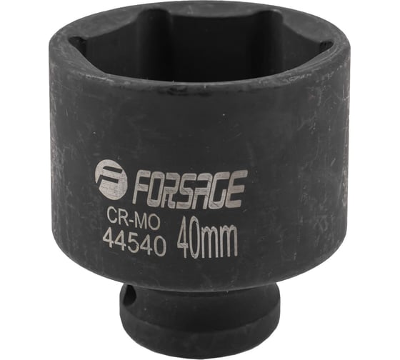 Изображение товара Головка ударная 40 мм, 6 - гранная, 1/2" Forsage F-44540(56111)