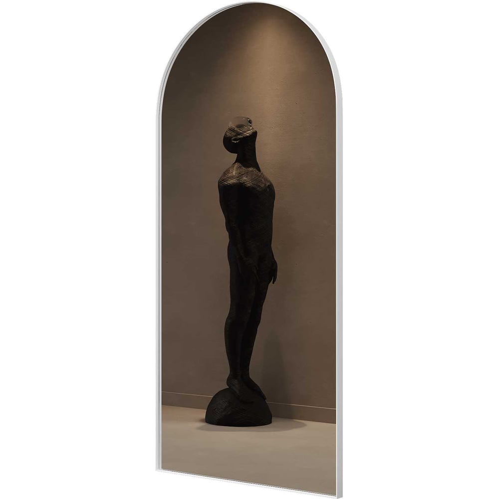 Изображение товара Зеркало в раме GENGLASS ARKIS White GGM-24-3 настенное белое арка