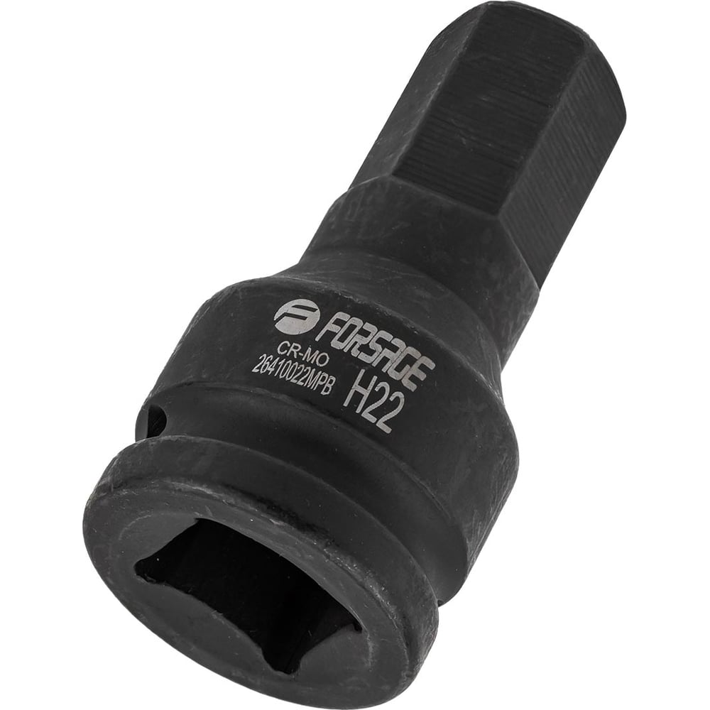 Изображение товара Головка-бита ударная 6-гранная 22 мм, 3/4 дюйма Forsage