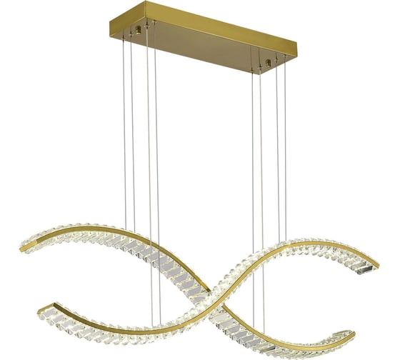 Изображение товара Подвесной светильник ST luce латунь/прозрачный led 1x44w 3000k, SL6206.303.44