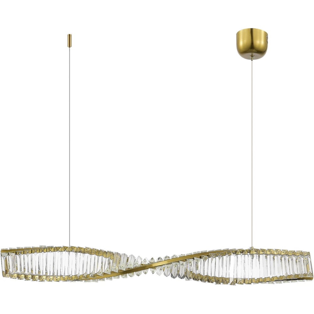 Изображение товара Подвесной светильник ST luce латунь/прозрачный LED 1x21w 3000k SL6205.313.01