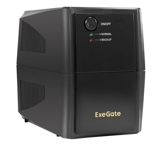 Изображение товара ИБП ExeGate Power Back BNB-500.LED.4C13 500VA 300W, LED, 4*C13, Black 294607